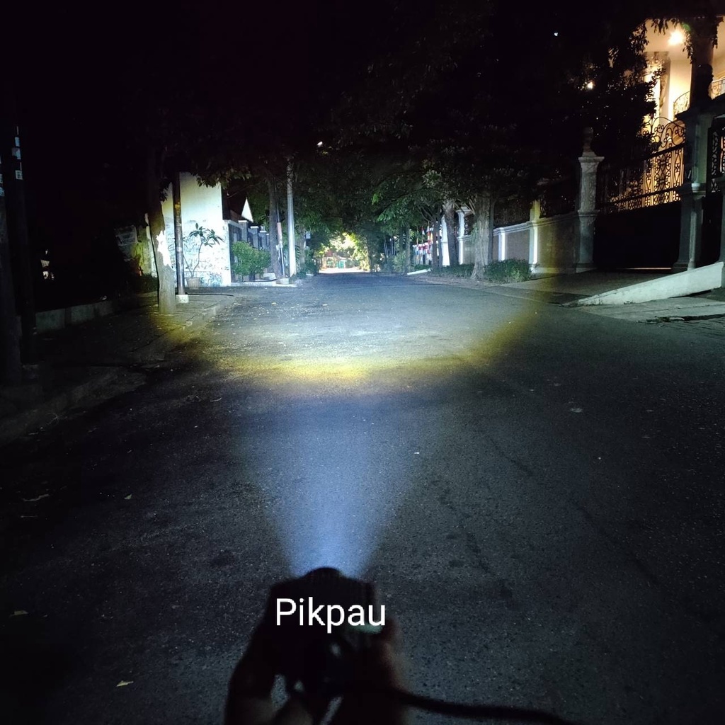 Lampu Tembak Laser  LED CR7 Waterproof Putih Kuning Jauh Dekat Hilow Terang