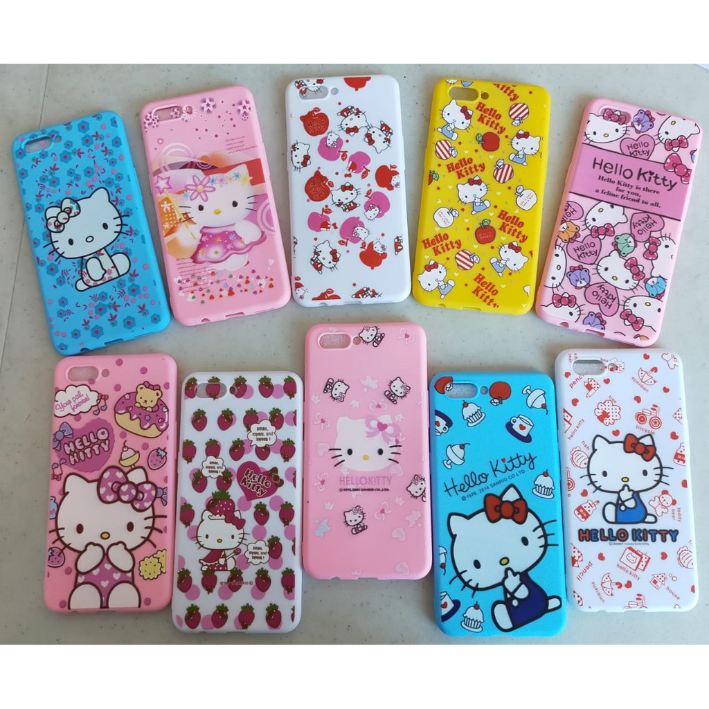 CASING SOFTCASE HELLO KITTY GAMBAR TIMBUL HP OPPO / VIVO / XIAOMI / REALME / SAMSUNG