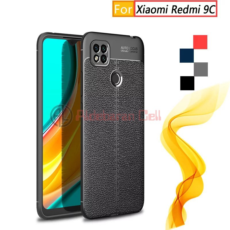 Slim Leather Case Xiaomi Redmi 9C Softcase Autofocus Redmi 9C 2020