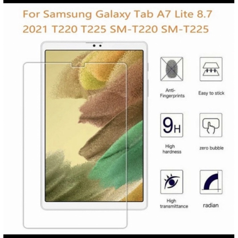 TEMPERED GLASS SAMSUNG TAB A7 LITE T225 ANTI GORES SAMSUNG TAB A7 LITE T225 - BENUA DUNIA