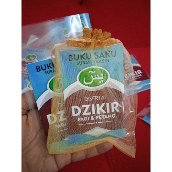 Souvenir Buku Yasin Dzikir Pagi & Petang BISA CUSTOM