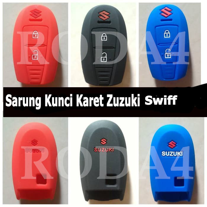 Sarung Kunci Karet All New Swiff Silicon Key Cover Suzuki Swiff