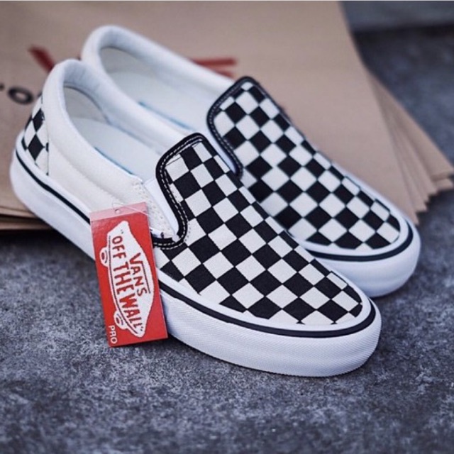 V4ns Slipon Pro Checkerboard