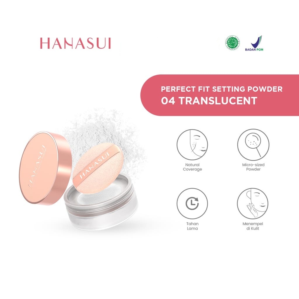 HANASUI PERFECT FIT SETTING POWDER 12G | LOOSE POWDER BEDAK TABUR by AILIN