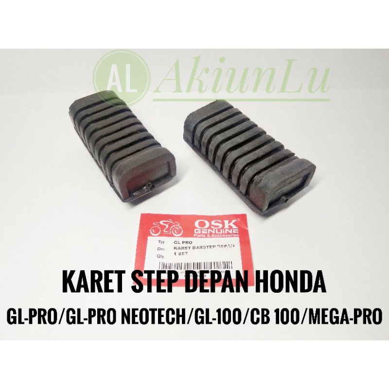 KARET STEP DEPAN GL-PRO/NEOTECH/GL100/CB100/MEGA-PRO