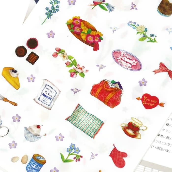 ASHLING VALE Diary Deco Stickers - Hapy Live (6pcs)