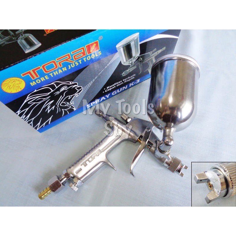 Spray Gun K3 Tabung Atas Tora - Alat Semprotan Cat