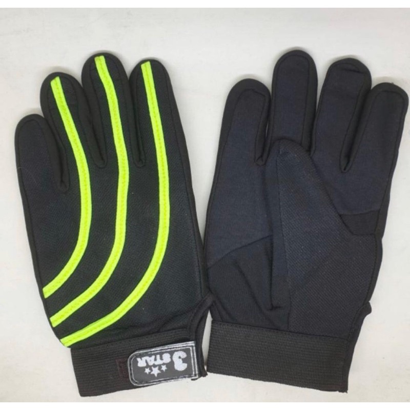 sarung tangan motor garis full