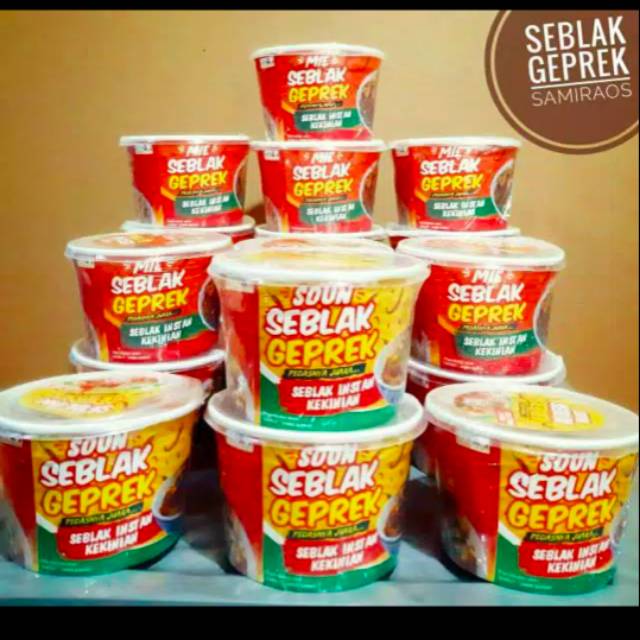 

Soun mie sblak geprek
