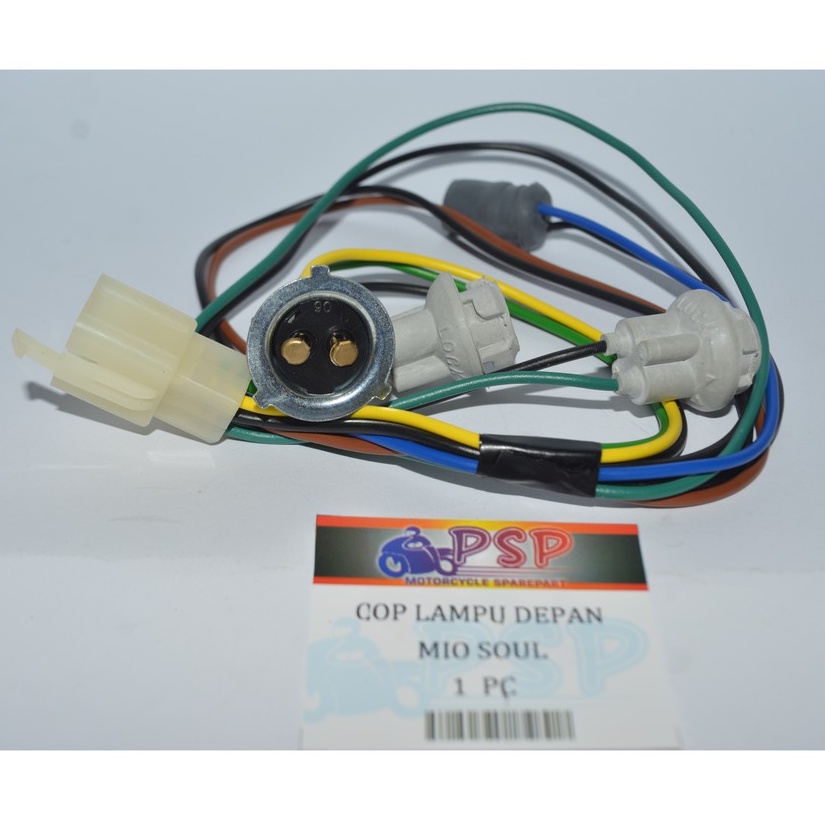 Cop Lampu Depan MIO SOUL- Pitingan / Fitting / Soket Dop Depan YAMAHA MIO Soul KARBU