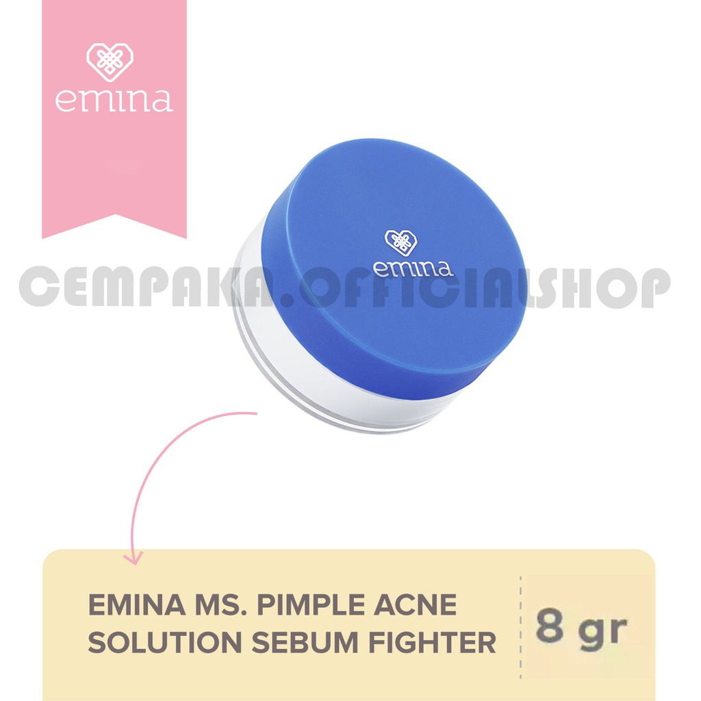 Emina Ms. Pimple Acne Solution Sebum Fighter Loose Powder 8gr