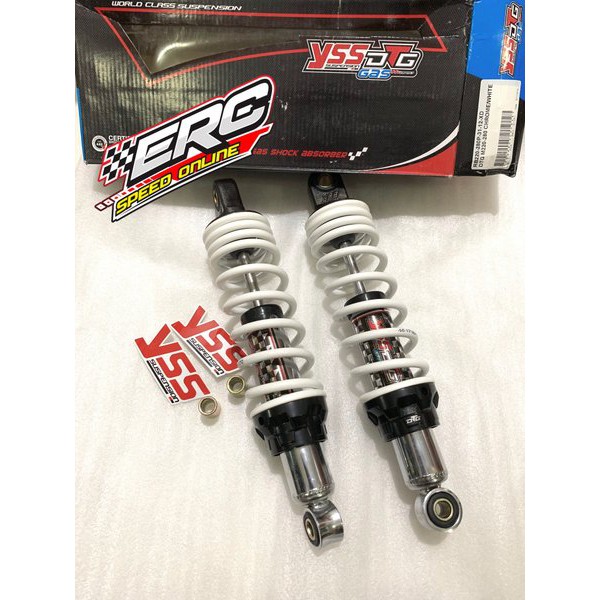 SHOCK YSS HYBRID DTG 280 mm JUPITER Z - VEGA - FIZR PUTIH RACING ORIGINAL ORI