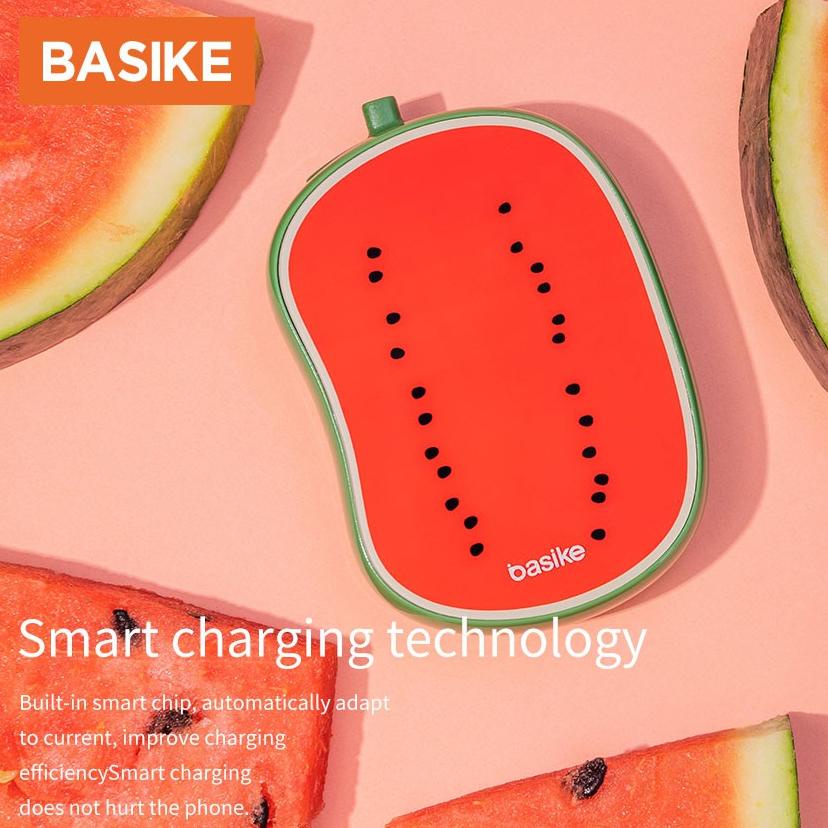 Basike Powerbank Murah Basike 10000Mah Real Capacity Quick Charger Lucu Mini Karakter