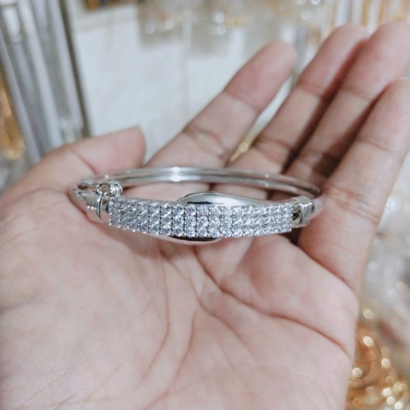 Gelang Wanita Bangle Putih Terbaru