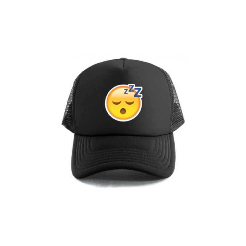 Topi Trucker Sleep Emoticon