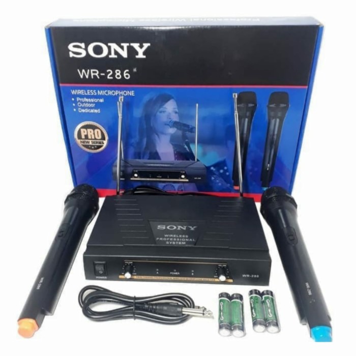 MIC SONY WIRELESS WR 286 GARANSI 1 TAHUN