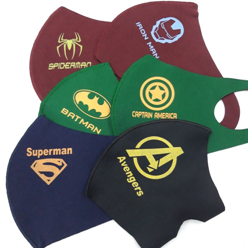 Masker Scuba Logo Gojek Grab Superhero Army