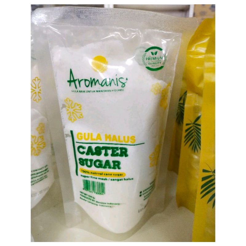 

Aromanis Gula Halus 250gr Caster Sugar - kastor - kaster