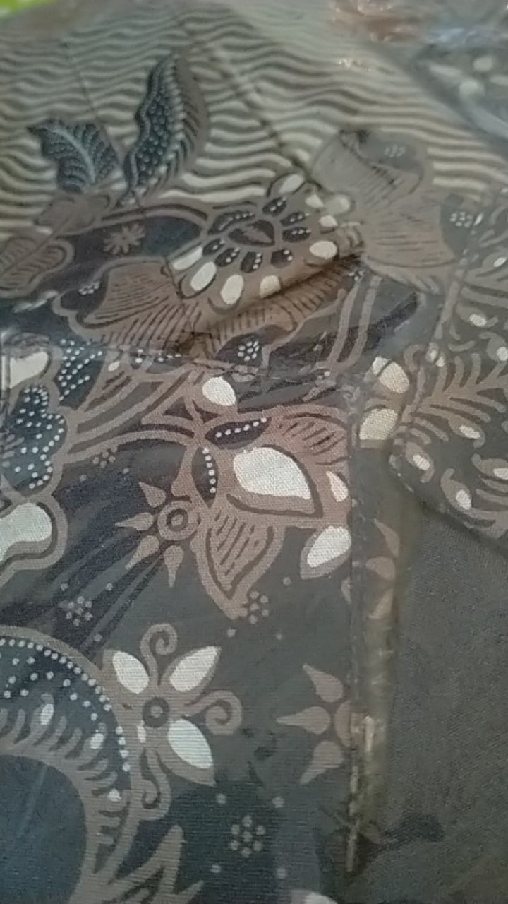 Bswart Batik Hrb026 Kenongo Hem Pendek Padi Pekalongan M L Xl Batik Pria Murah Modern Grosir