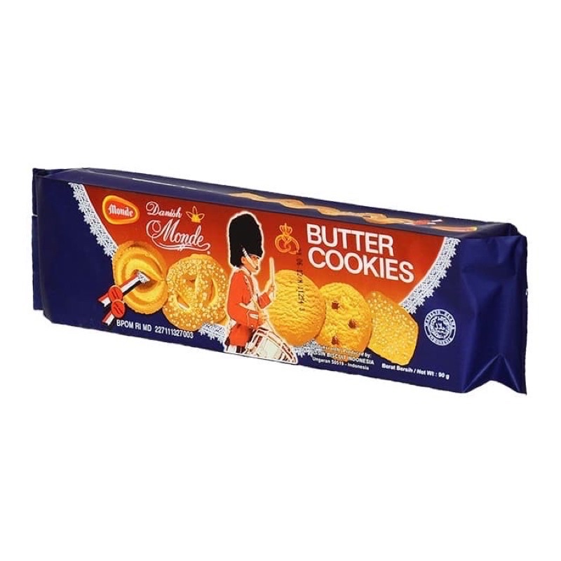 

MONDE BUTTER COOKIES 90Gram Monde Kemasan Kecil Murah Bandung