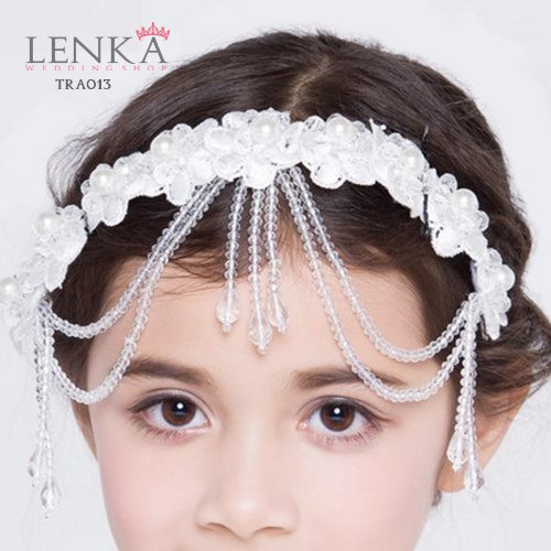 [SIAP KIRIM] Aksesoris Tiara Rambut Lace Pesta l Lenka - TRA013