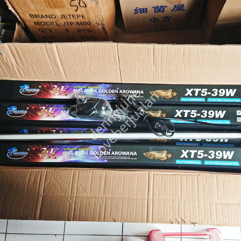 SHANDA 24K Lampu Tanning T5 Arwana Golden Cross Back