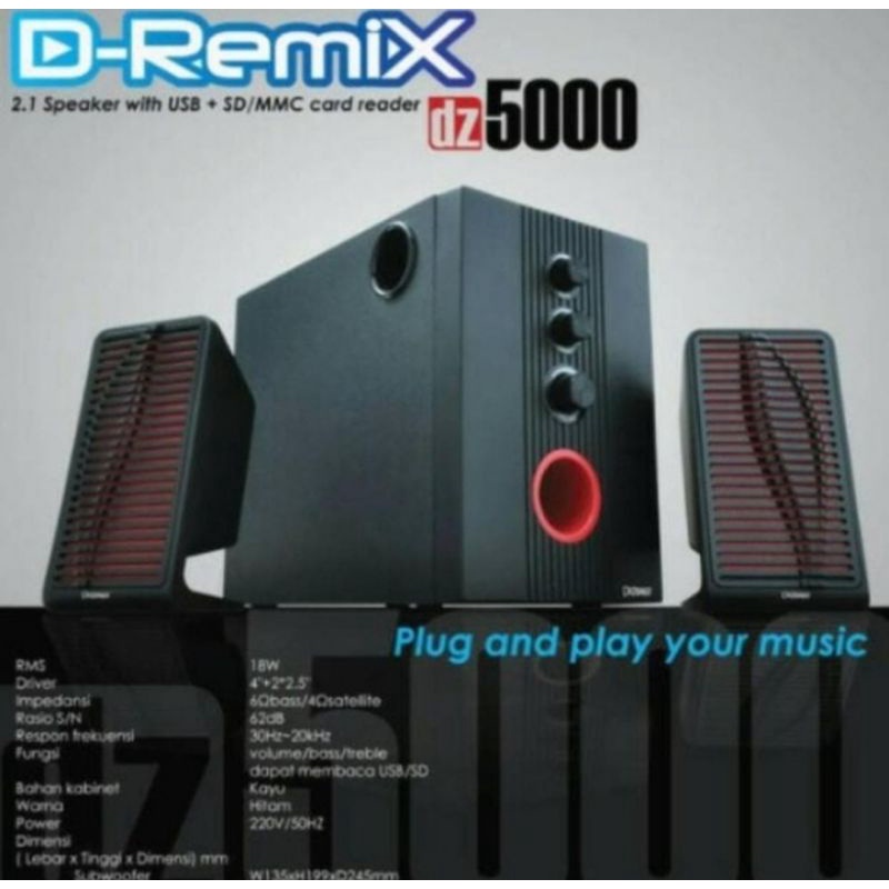 SPEAKER AKTIF DAZUMBA DZ5000 DZ 5000 SUBWOOFER