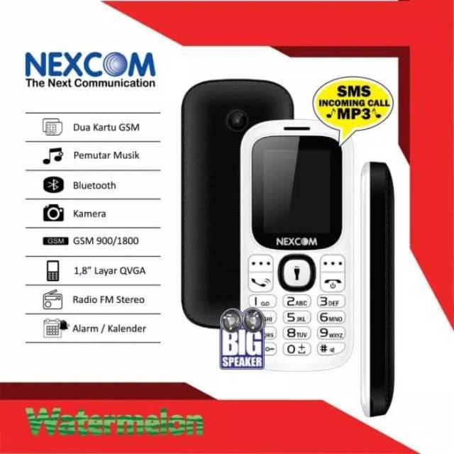 HP Nexcom Watermelon / HP Candybar murah / HP mini murah