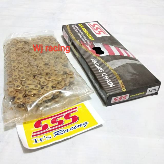 Rantai SSS 428 HSBT 140 Gold