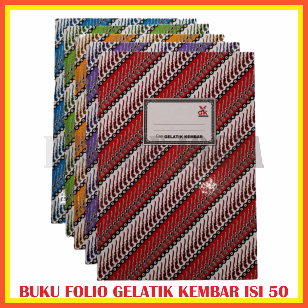 

BUKU FOLIO GELATIK KEMBAR ISI 50