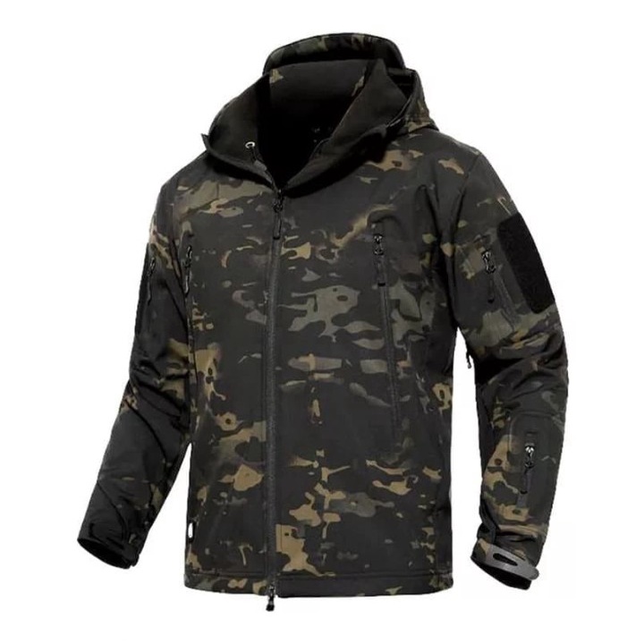Jaket TAD Tactical Silver Knight Loreng Multicam Waterproof Import