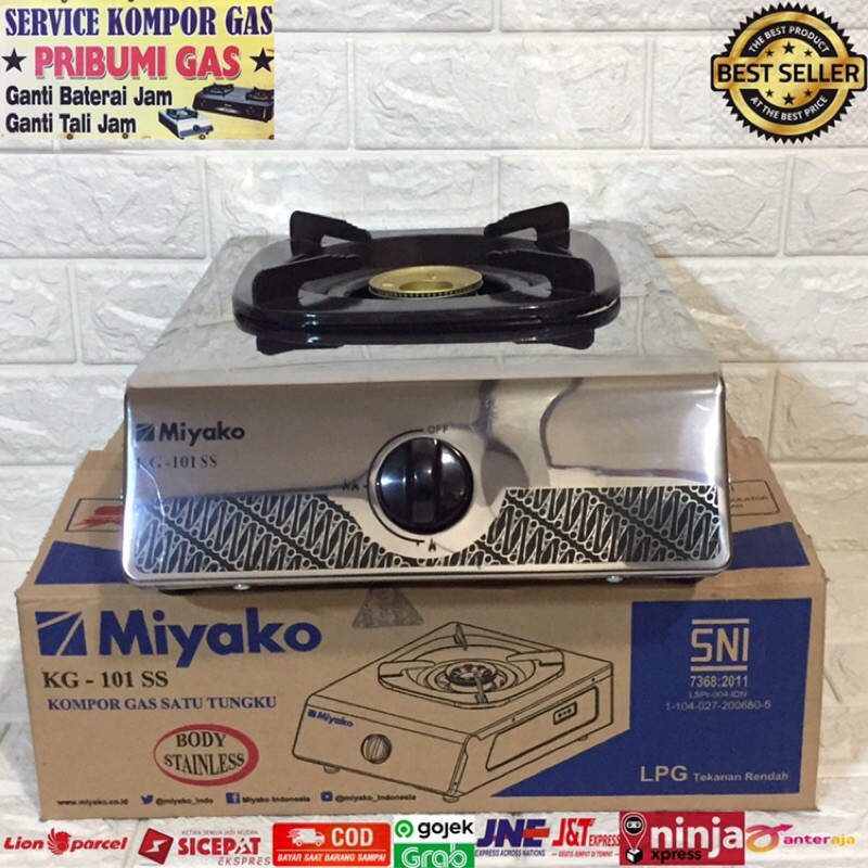 Jual Miyako Kg 101 Ss Kompor Gas 1 Tungku Shopee Indonesia 7336