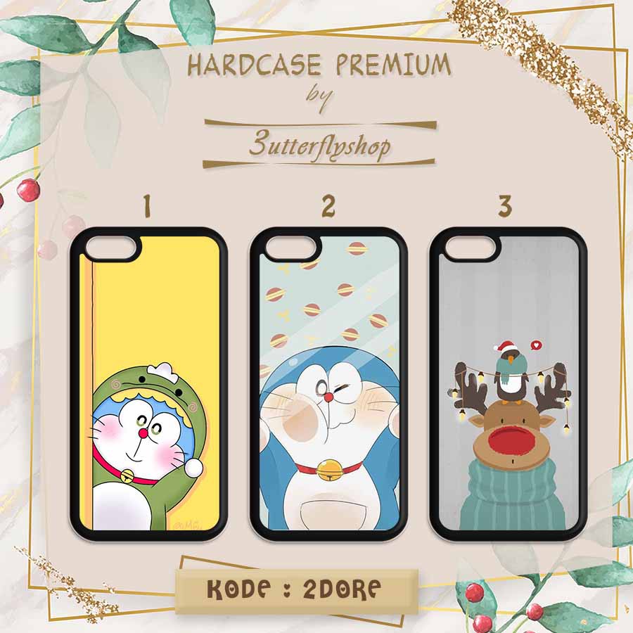 [HARDCASE] Funny Face Doraemon case Oppo Vivo Realme Redmi Xiaomi Samsung Iphone