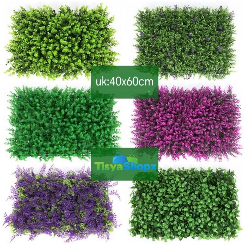 Bunga Rumput Dinding Alaska Merambat / Lawn Artificial Plastik