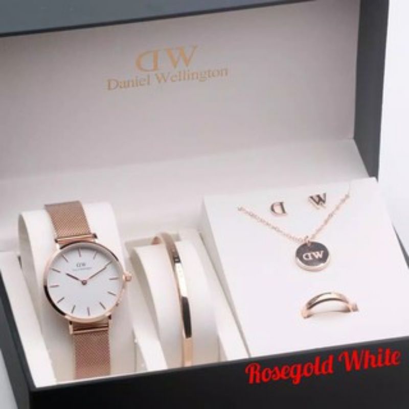 [COD] Jam Tangan Wanita DW WD 1338 Petite Murah Fullset Free Paperbag
