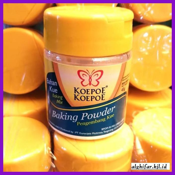 

Redwop-Gnikab- Baking Powder Koepoe Koepoe 45Gr -Hallall.