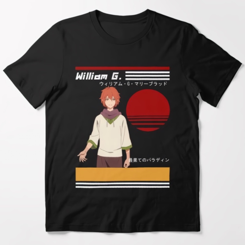 Tshirt William G. - Saihate no Paladin Anime Manga Premium Unisex