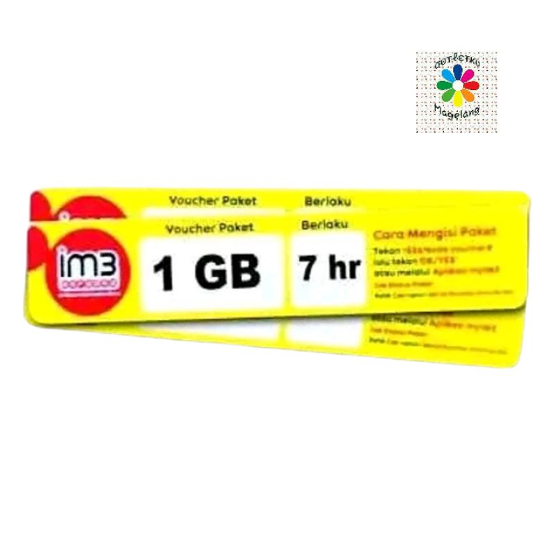VOUCHER  INDOSAT 1GB 7HARI