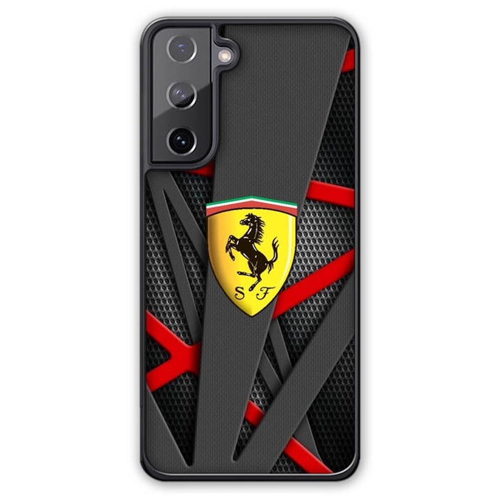 Casing Case Softcase Hardcase Samsung Galaxy S24 S23 S22 S21 Plus Ultra FE 5G Ferrari DK0227