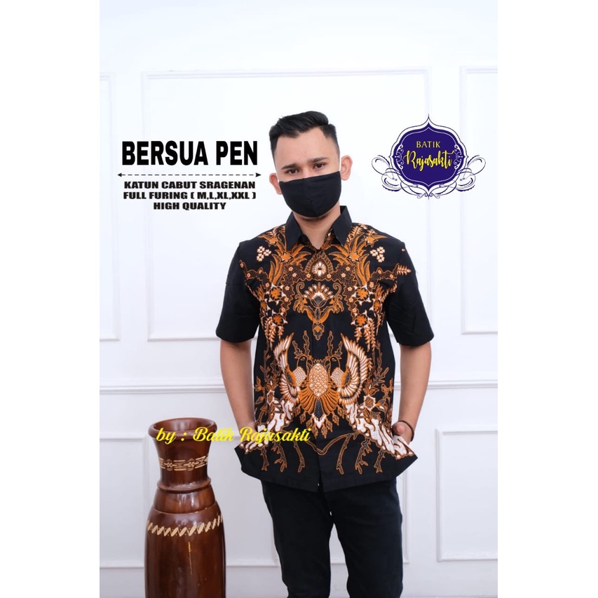 BURUNG BERSUA RAJASAKTI KEMEJA BATIK SOLO PRIA LENGAN PENDEK PANJANG LAPIS FURING ATASAN PREMIUM MODERN KATUN HALUS DIAMOND HITAM DIAMOND PUTIH DIRGAHAYU DRAGON DRAGON KEEMASAN DZAKIANDRA ELANG MEWAH ELANG SOGAN FABIANDI FAEYZA PANJANG FARZANI FAWWAZ
