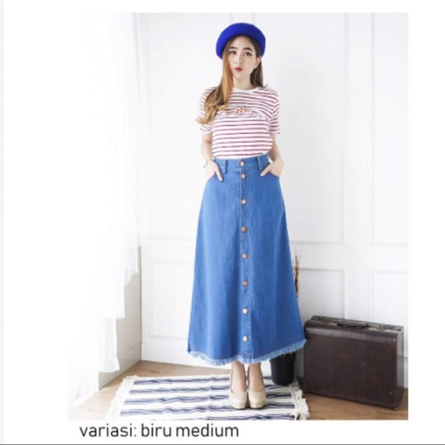 Rok jens rawis / button skrit