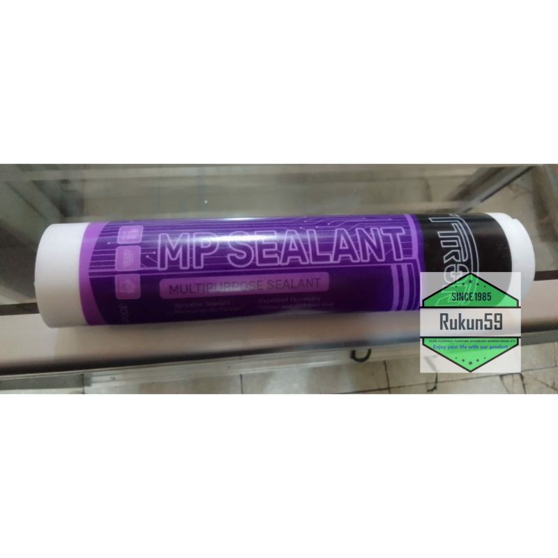 

Lem Silicone Sealent Kaca Acetic Silen White, Black, Clear