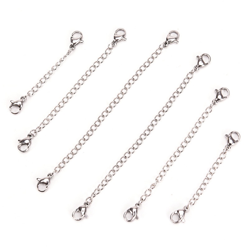 (E2ID &amp; &gt; Rantai Extender Tail Links Untuk Membuat Perhiasan Kalung / Gelang