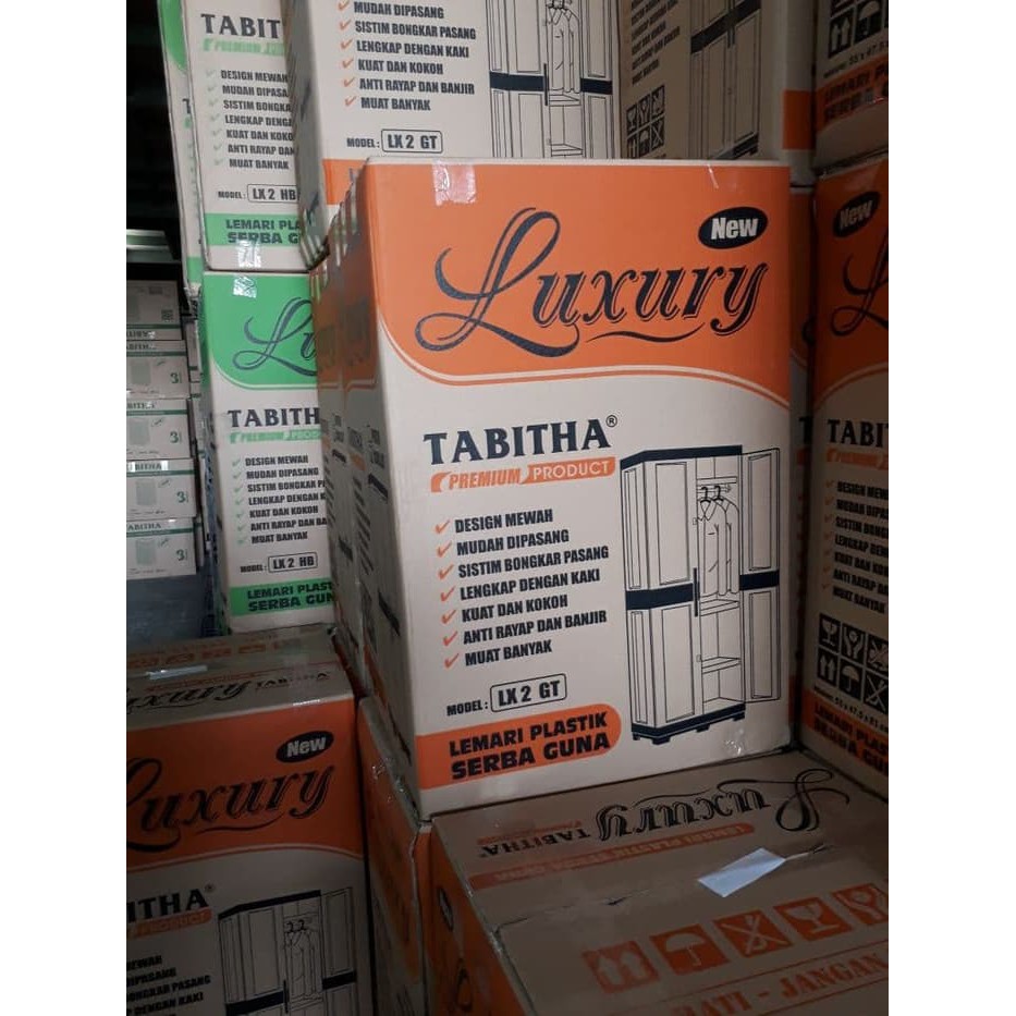Lemari Plastik Tabitha Luxury Model Hambalan