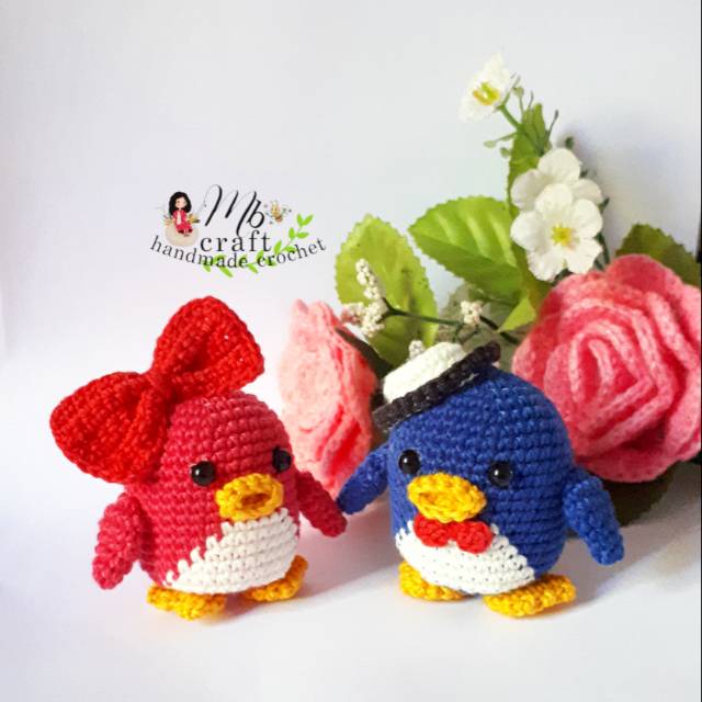 Amigurumi / Boneka rajut / Pinguin couple