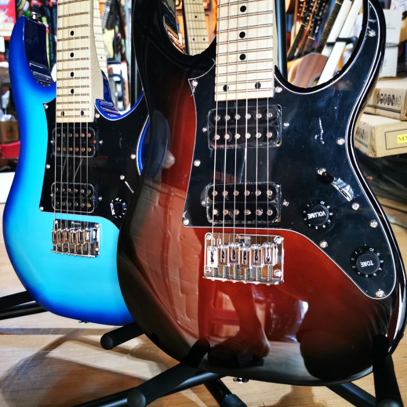 Gitar elektrik Ibanez GRGM21M BLT WNS Blue Burst Walnut Sunburst