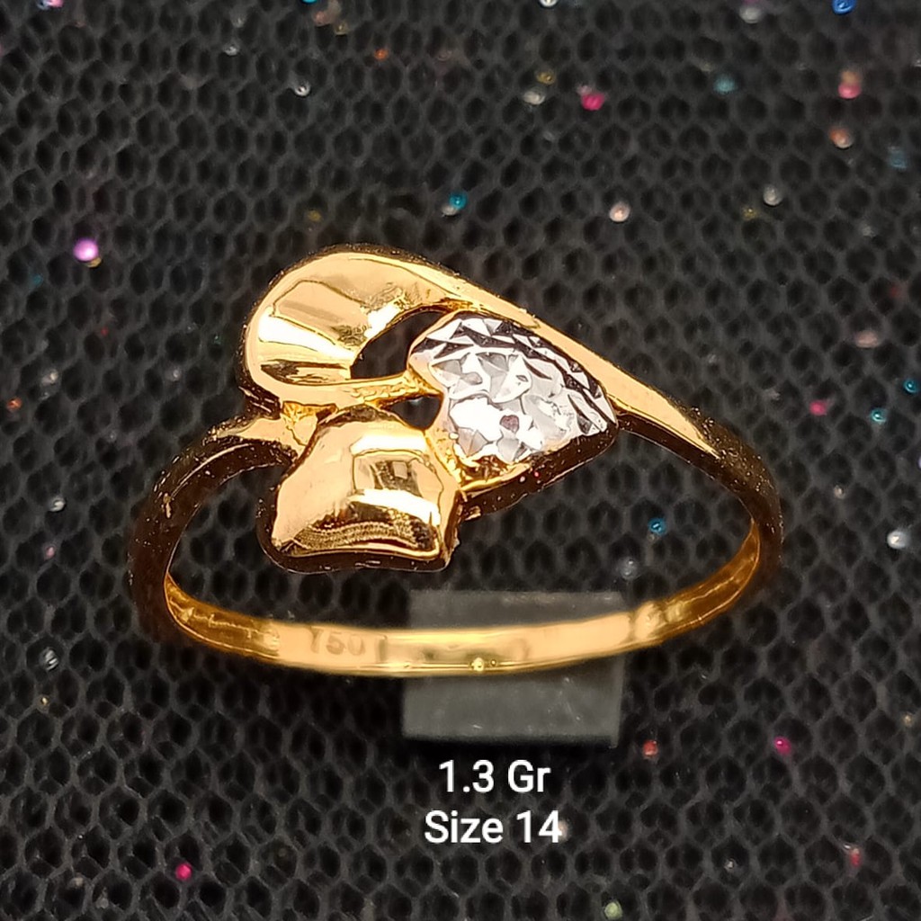 Cincin Emas 17 K - 1.3 Gr Kadar 750 - 1907