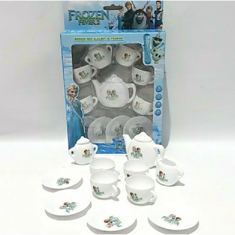 mainan anak teko set mini/ mainan peralatan makan, teko, piring, gelas