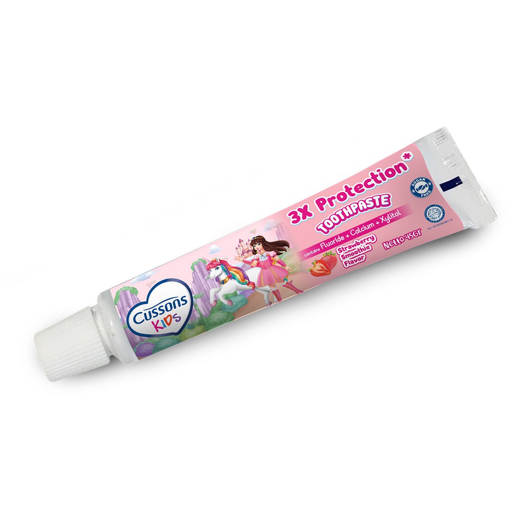Cussons Kids Toothpaste Strawberry 45 gr / Pasta Gigi Anak