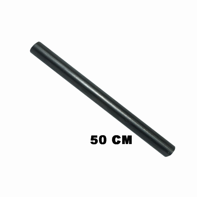 EELIC PIB-LGH3IX2MM PIPA BESI HITAM BULAT POLOS 3" x 2mm PANJANG 50 CM COCOK UNTUK DIY MESIN-MESIN